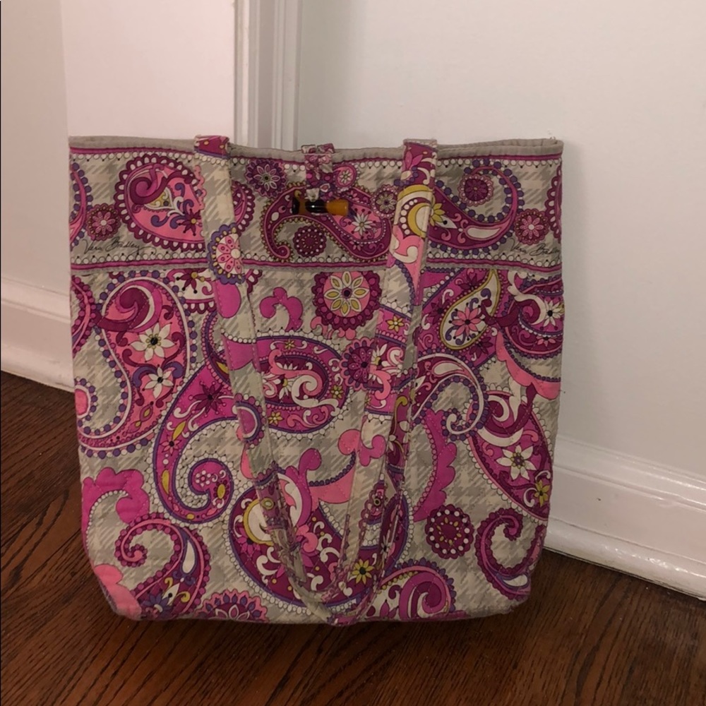 Vera Bradley Paisley Pink Tote Bag